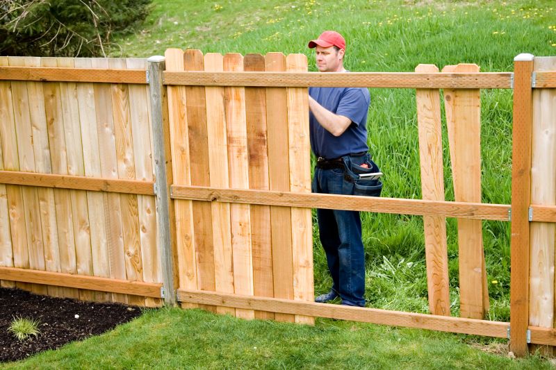 Fence Repair in Fall