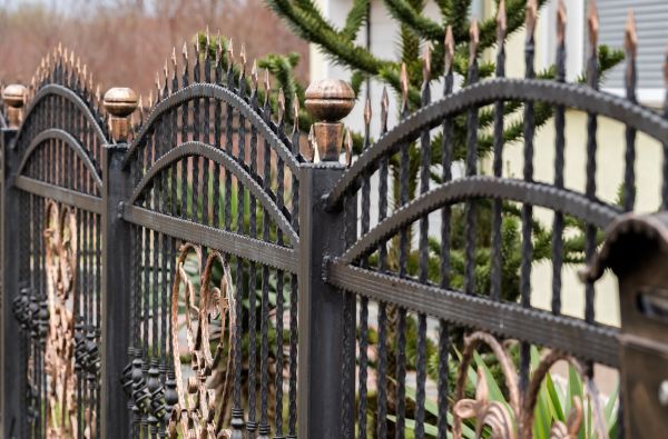 Custom Iron Fence Installation in Bowie