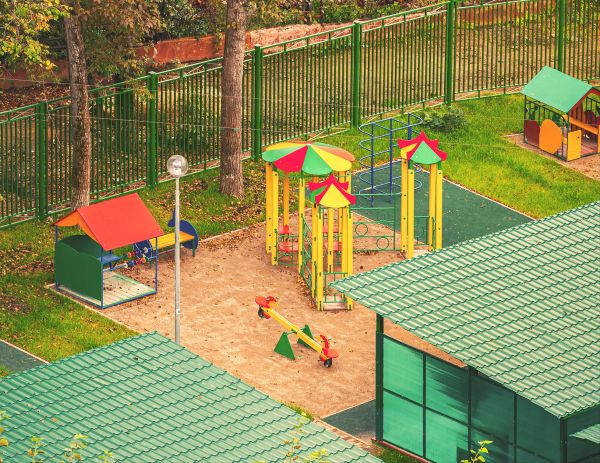 Playground Fence Installation in Bowie